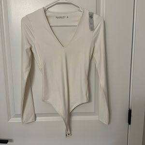 Abercrombie Seamless V Neck Bodysuit
